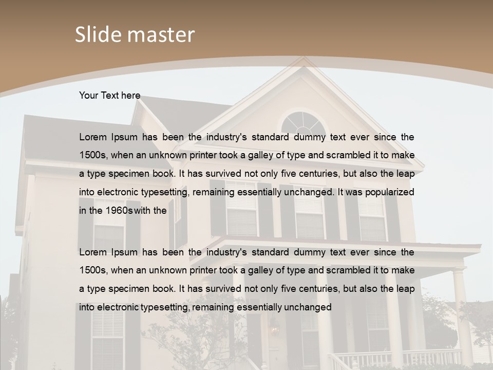 Residence Siding Realtor PowerPoint Template