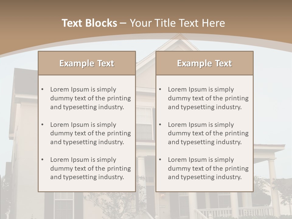Residence Siding Realtor PowerPoint Template