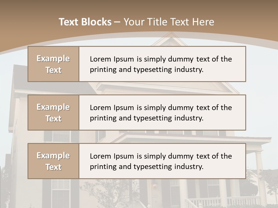 Residence Siding Realtor PowerPoint Template