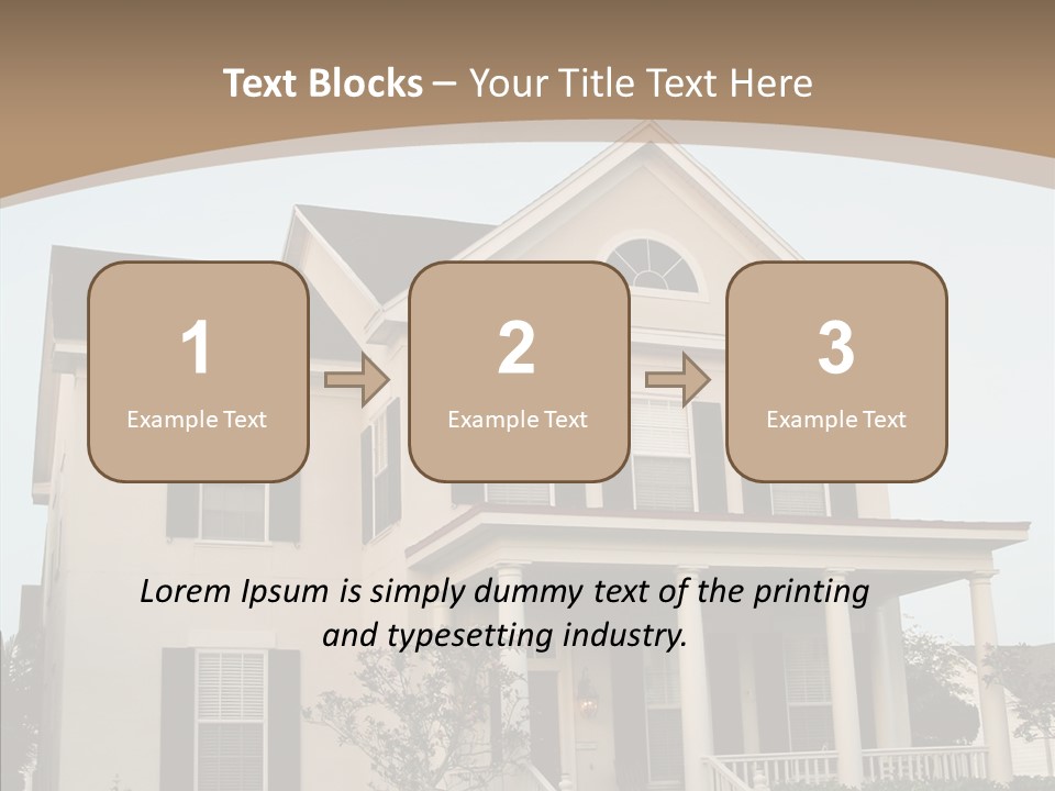 Residence Siding Realtor PowerPoint Template