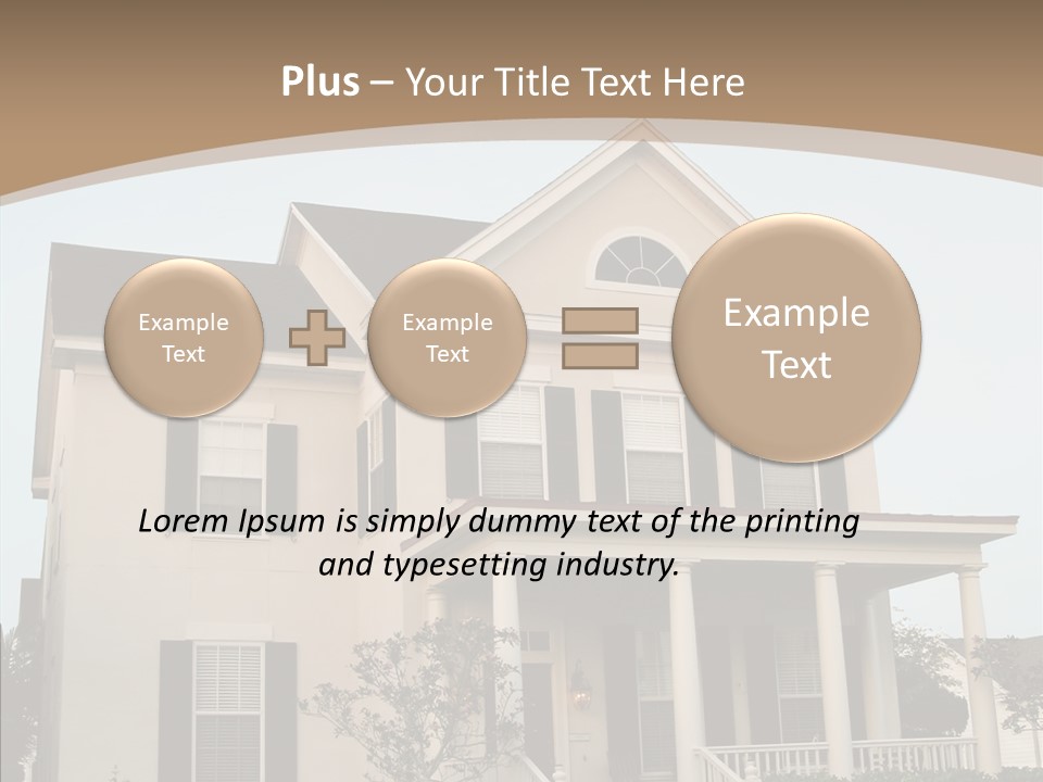 Residence Siding Realtor PowerPoint Template
