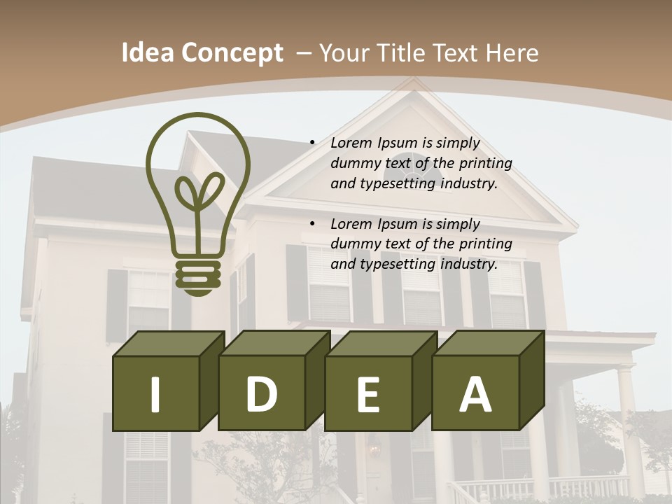 Residence Siding Realtor PowerPoint Template