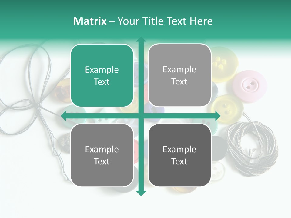 Circle Pattern White PowerPoint Template