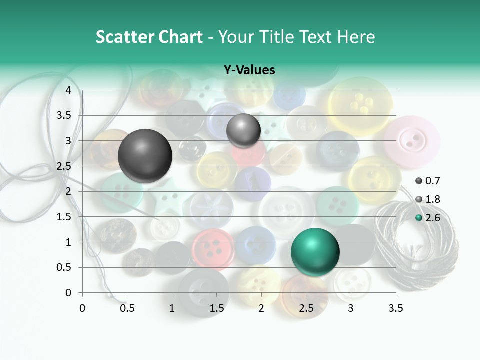 Circle Pattern White PowerPoint Template
