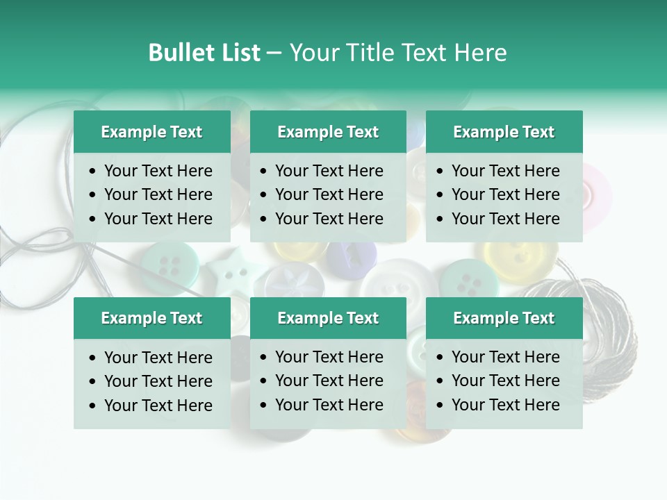 Circle Pattern White PowerPoint Template