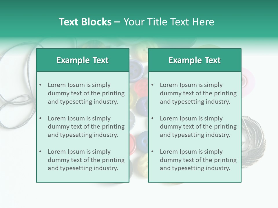 Circle Pattern White PowerPoint Template