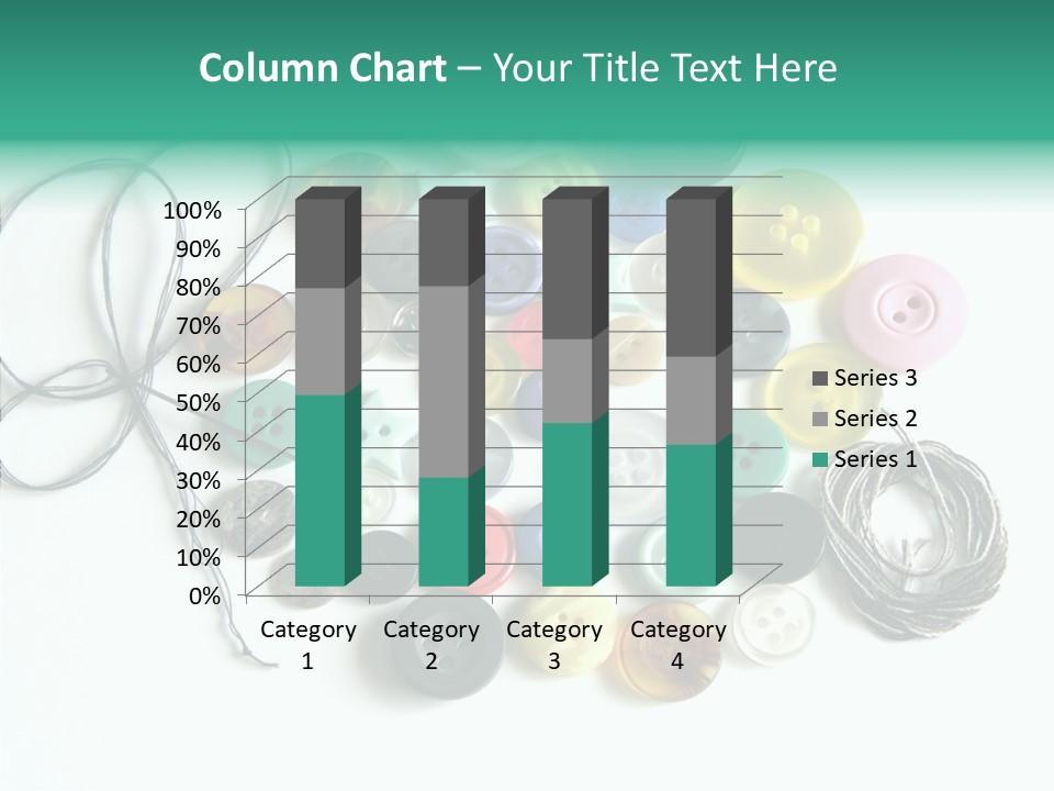 Circle Pattern White PowerPoint Template
