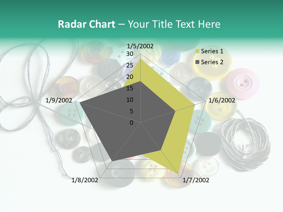 Circle Pattern White PowerPoint Template