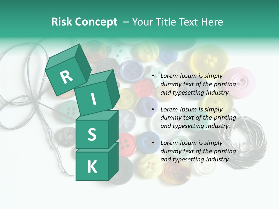 Circle Pattern White PowerPoint Template