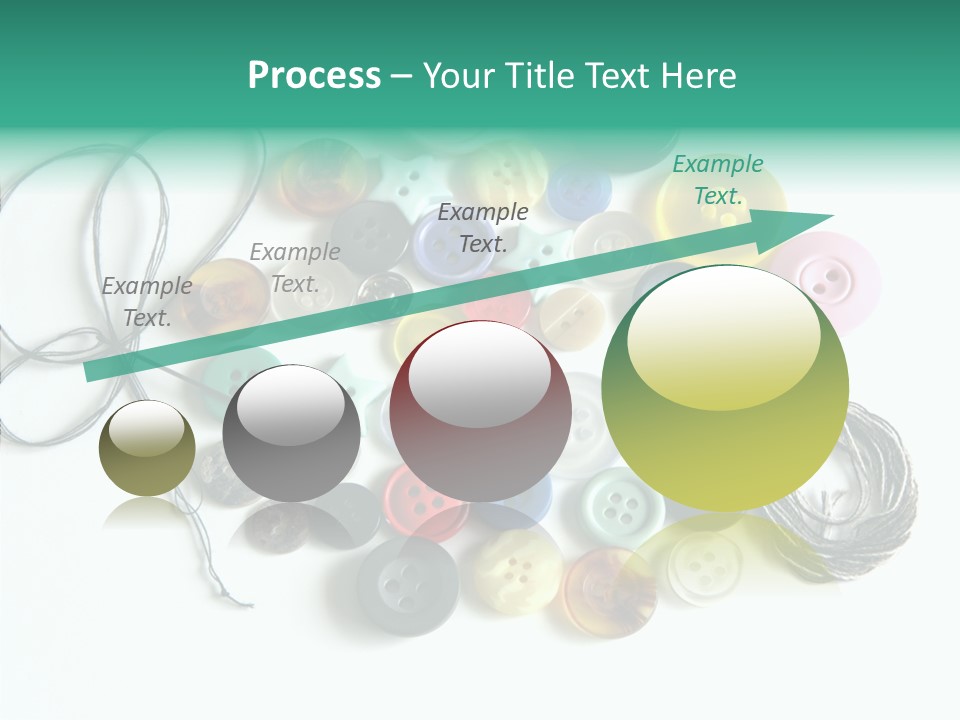 Circle Pattern White PowerPoint Template