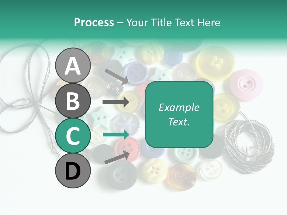 Circle Pattern White PowerPoint Template
