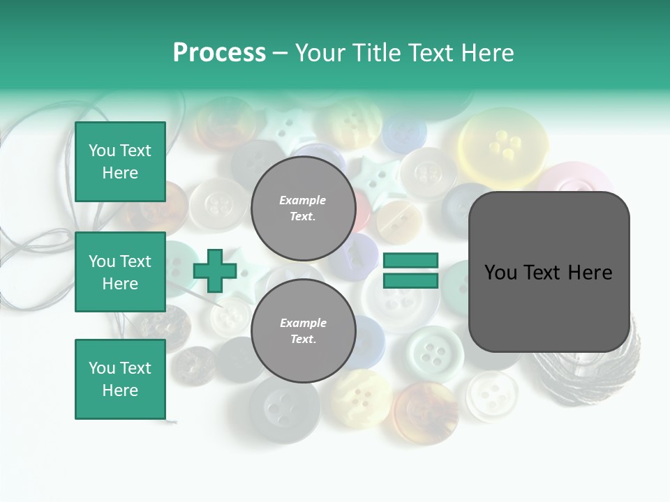 Circle Pattern White PowerPoint Template