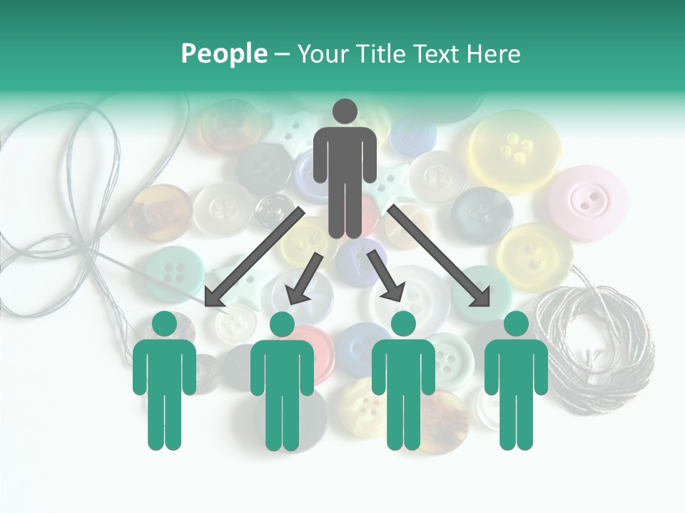 Circle Pattern White PowerPoint Template