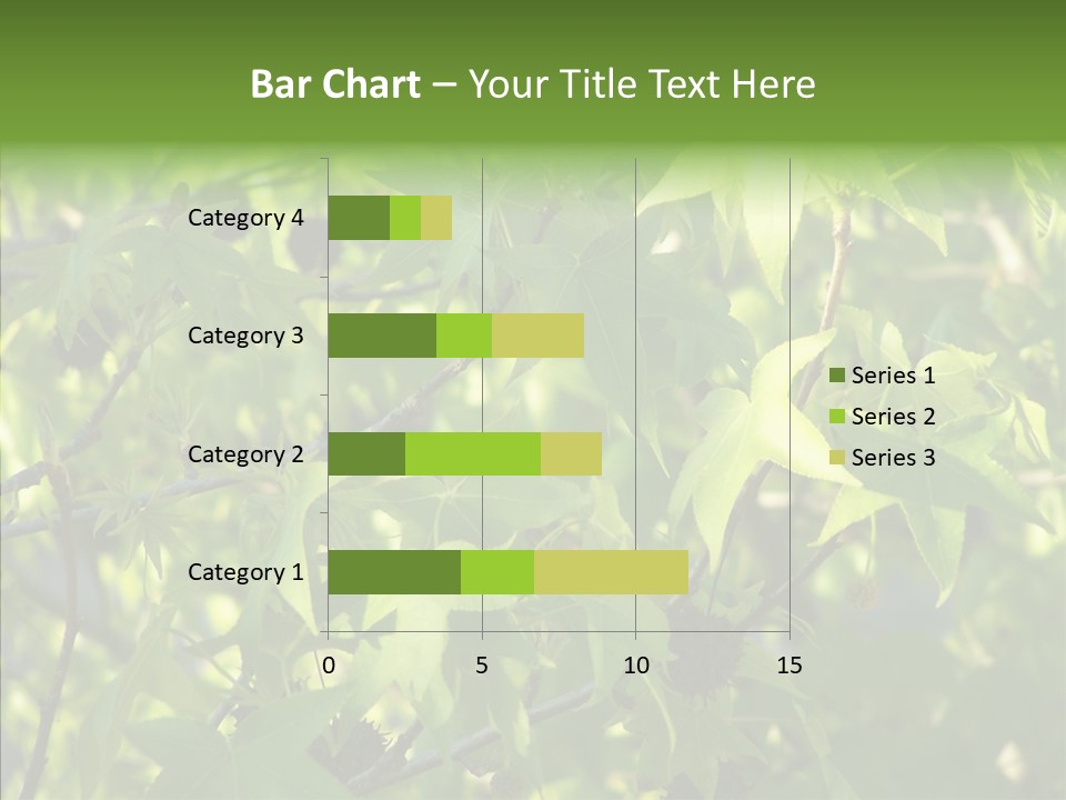 Leaves Bloom Spring Leaves PowerPoint Template