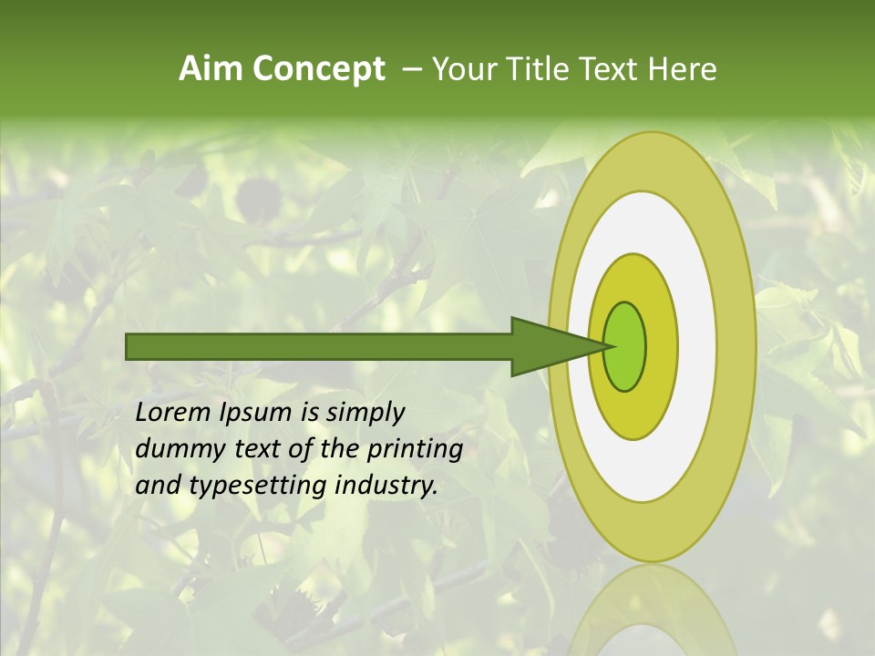 Leaves Bloom Spring Leaves PowerPoint Template