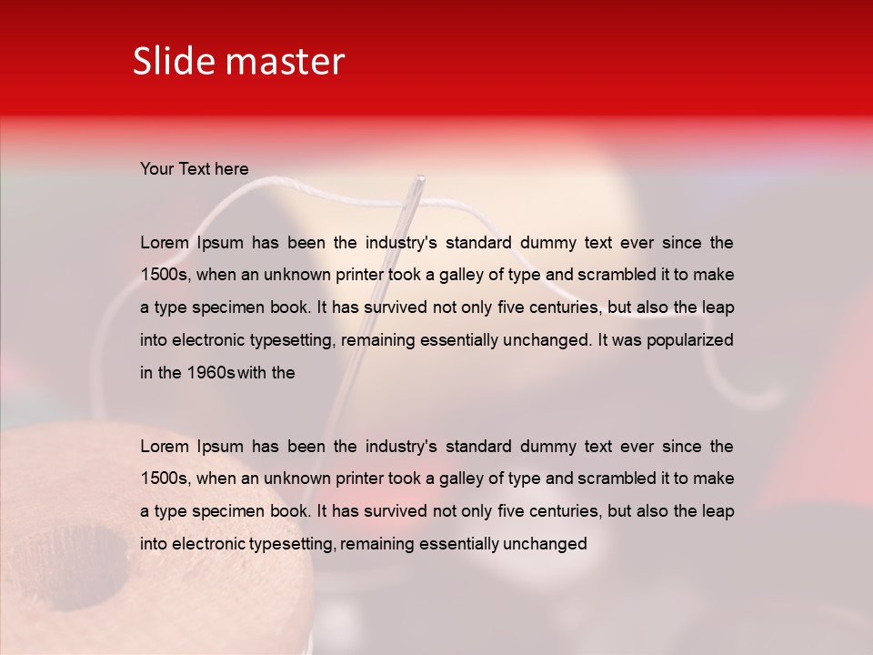 Pattern Thorn Snipper PowerPoint Template