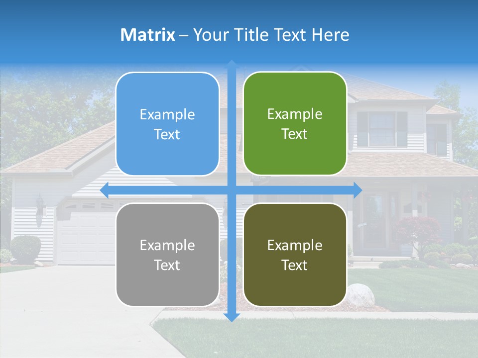 Door District Estate PowerPoint Template