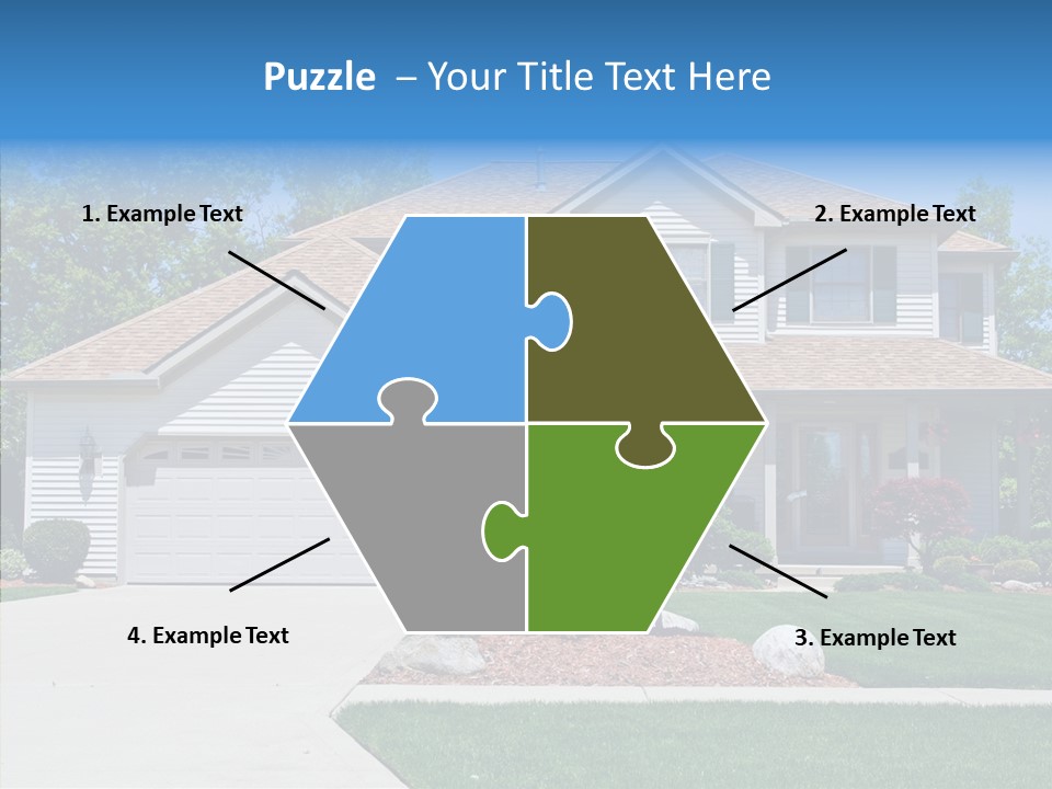 Door District Estate PowerPoint Template