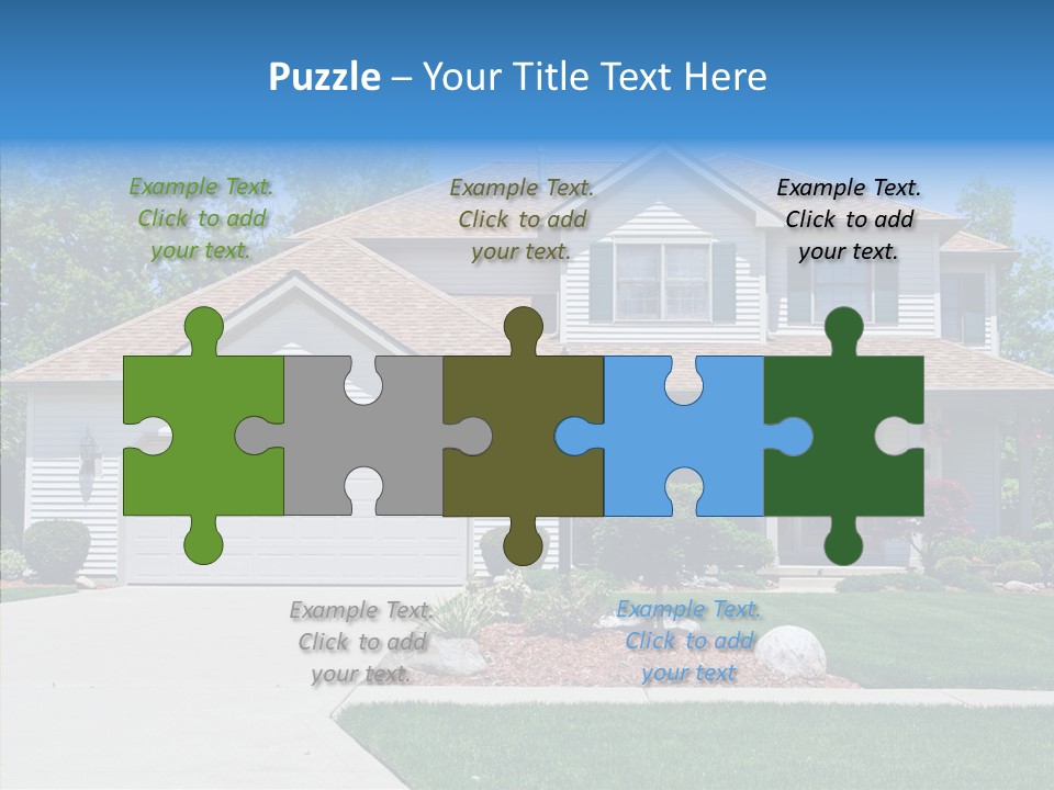 Door District Estate PowerPoint Template