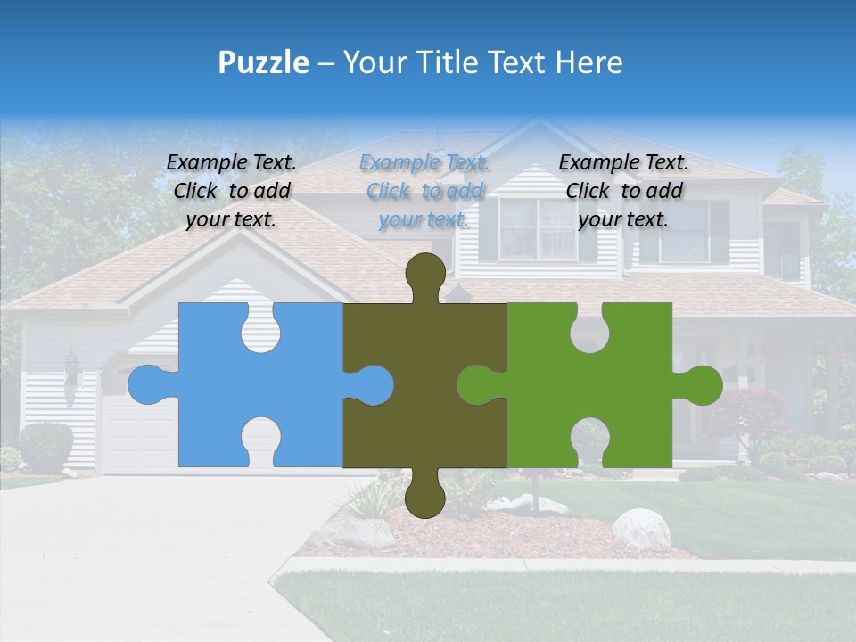 Door District Estate PowerPoint Template
