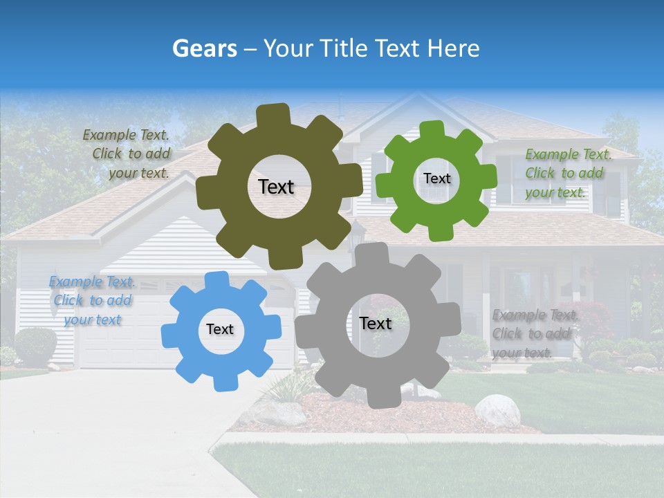 Door District Estate PowerPoint Template