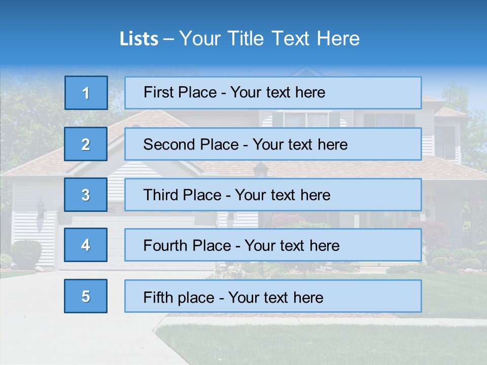 Door District Estate PowerPoint Template