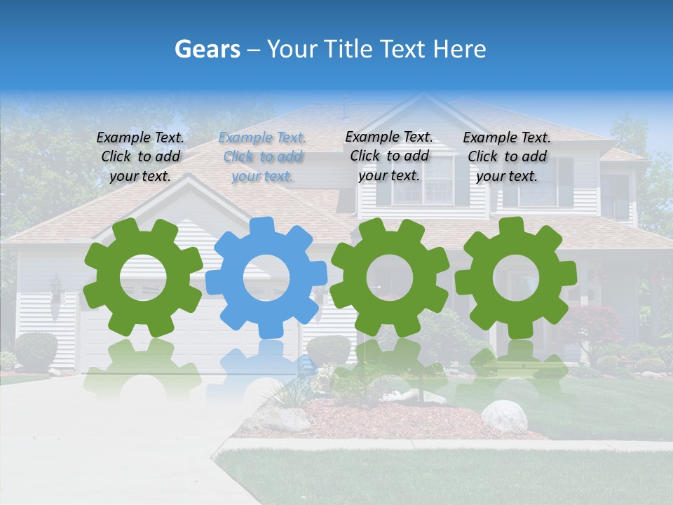 Door District Estate PowerPoint Template