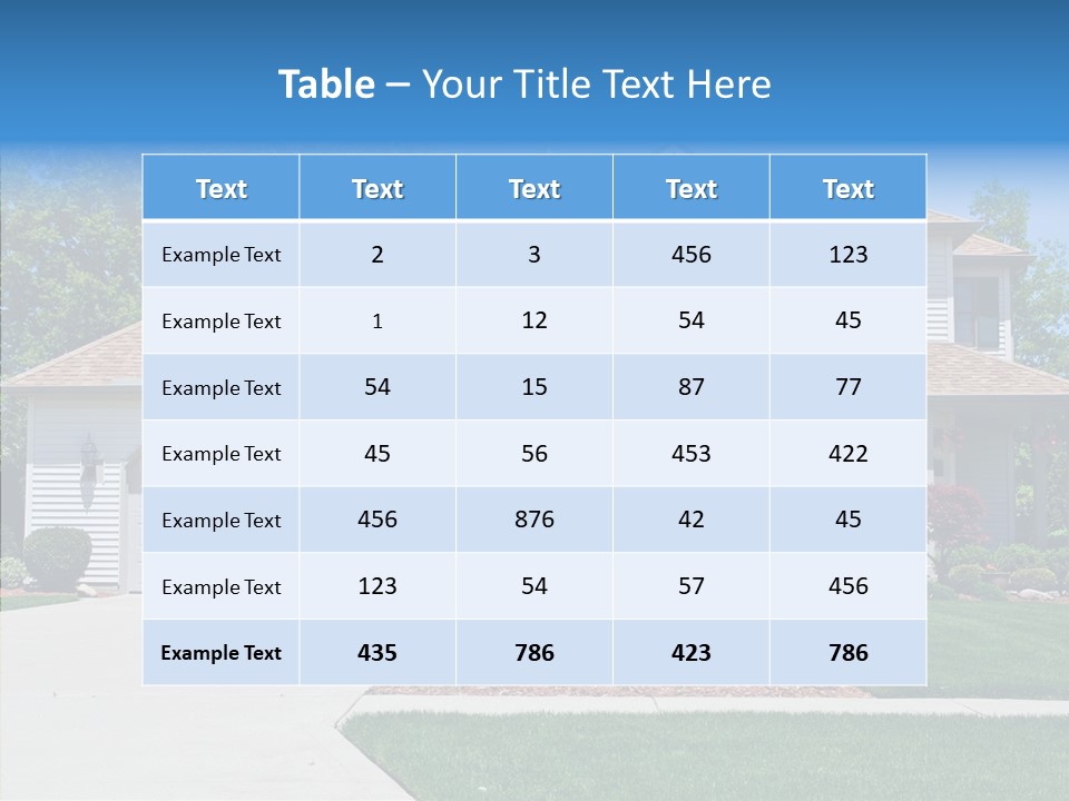 Door District Estate PowerPoint Template