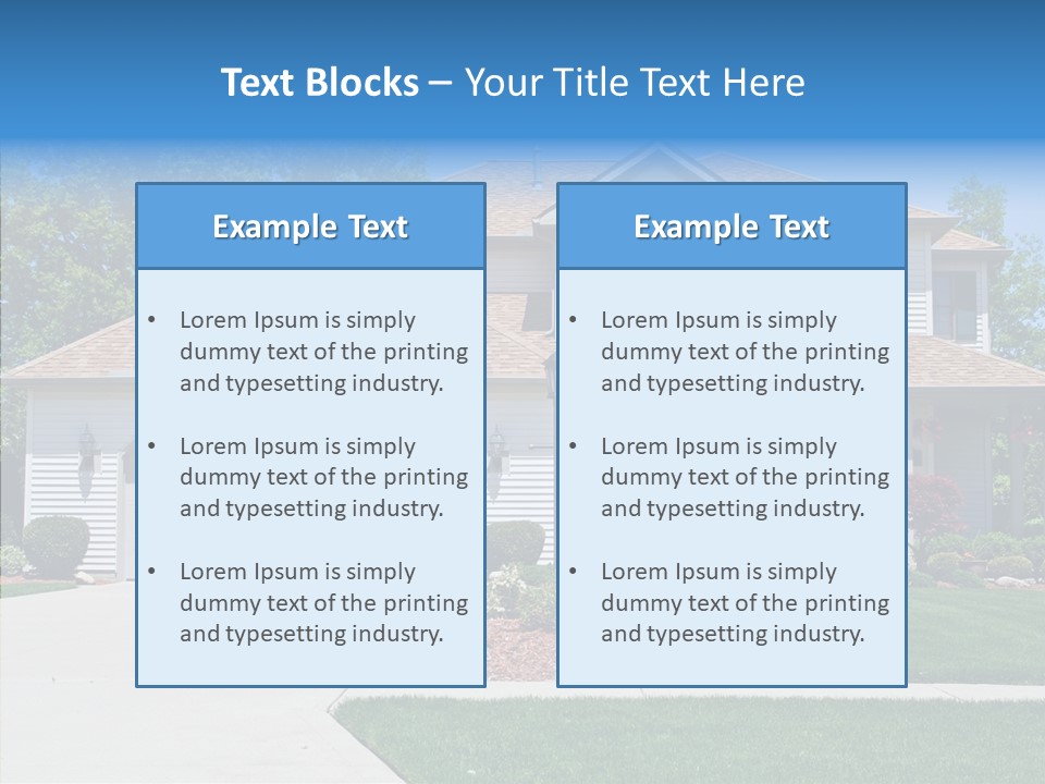 Door District Estate PowerPoint Template