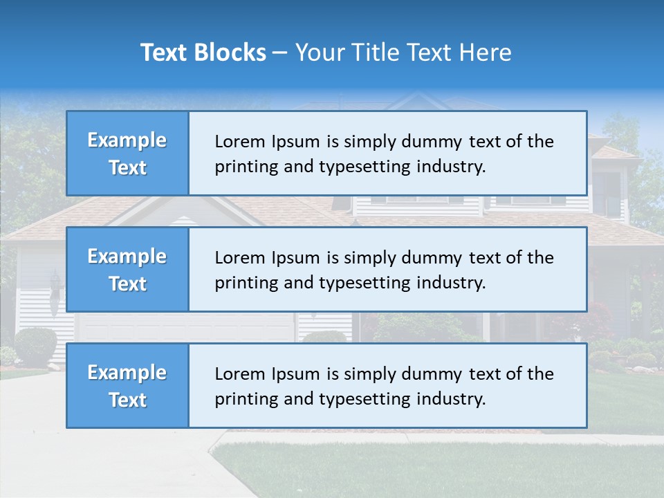 Door District Estate PowerPoint Template