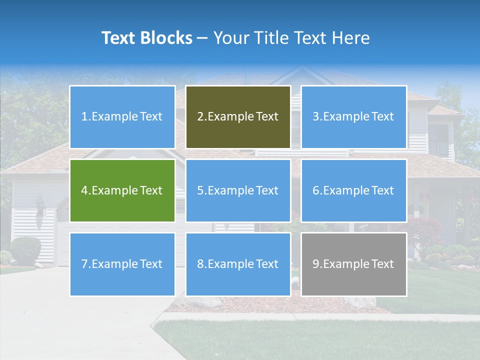 Door District Estate PowerPoint Template