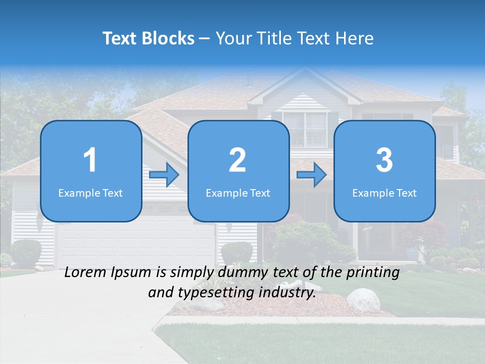 Door District Estate PowerPoint Template