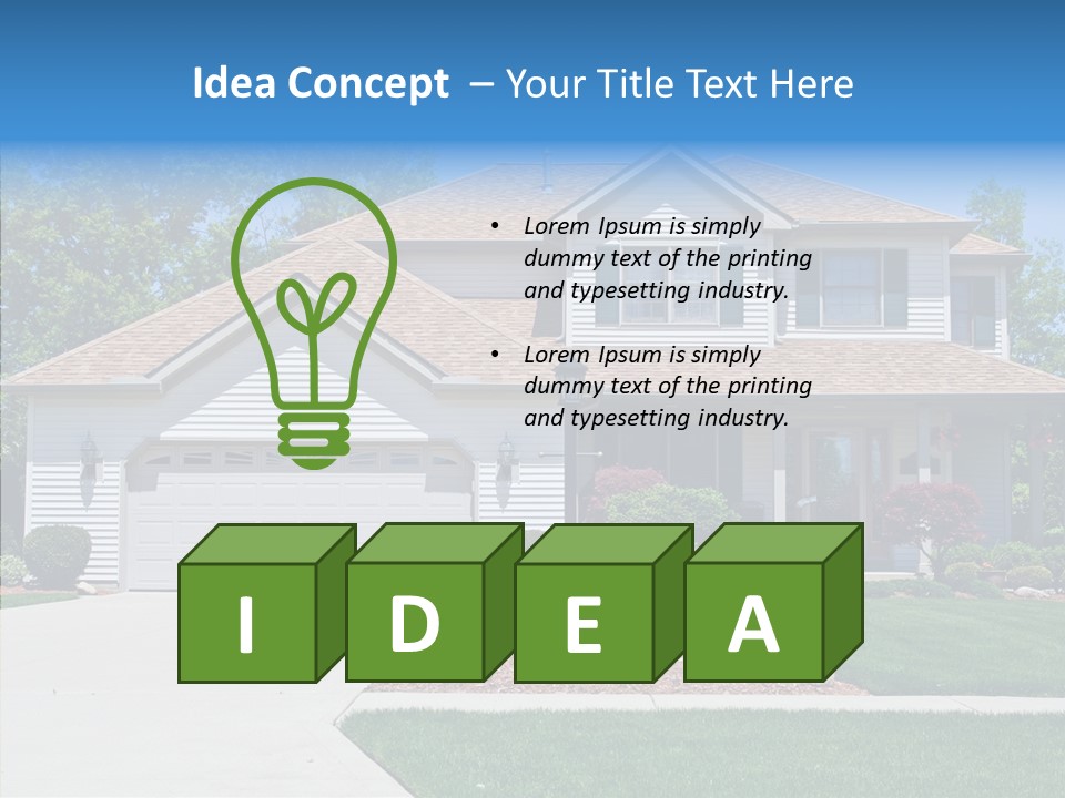 Door District Estate PowerPoint Template