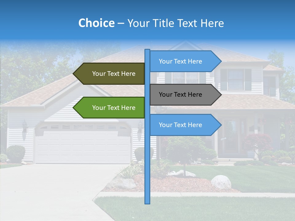 Door District Estate PowerPoint Template