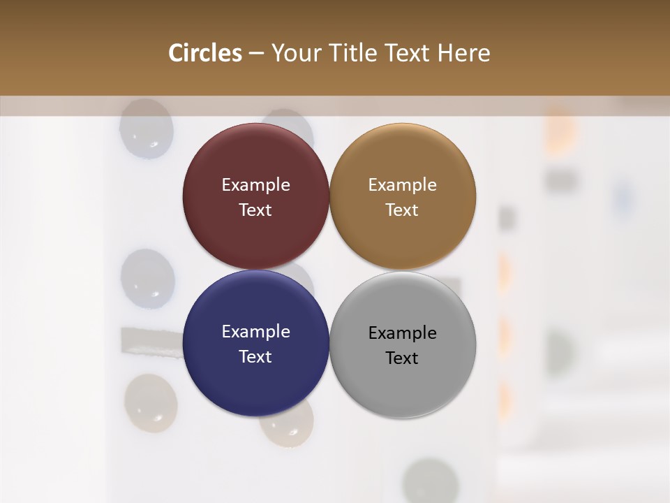 Row Traditional Decoration PowerPoint Template