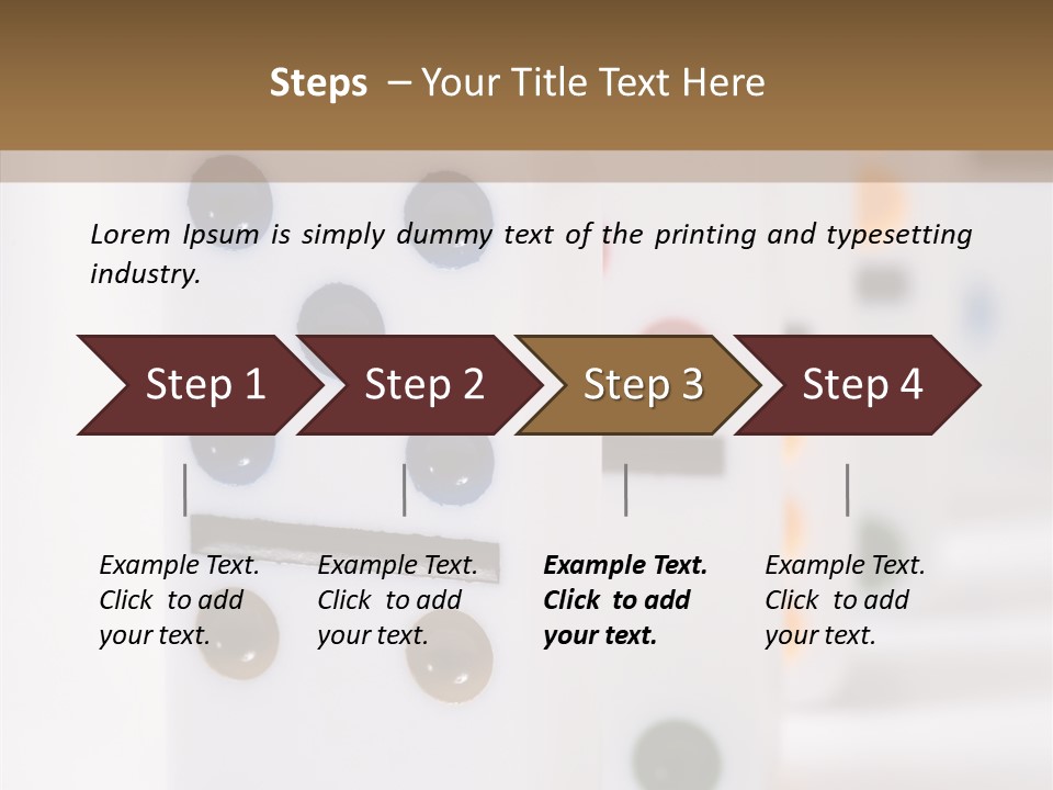 Row Traditional Decoration PowerPoint Template