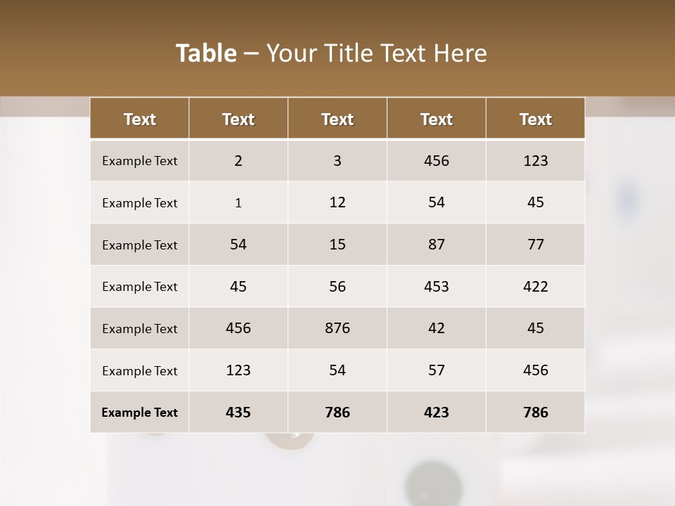 Row Traditional Decoration PowerPoint Template
