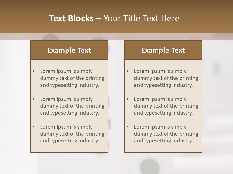 Row Traditional Decoration PowerPoint Template