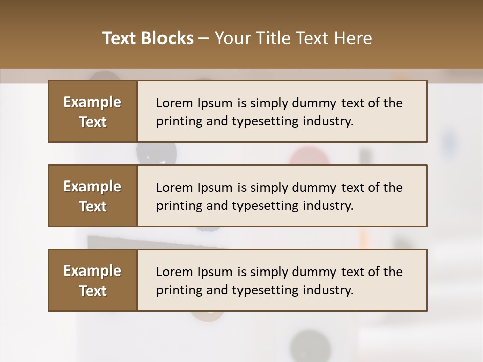 Row Traditional Decoration PowerPoint Template