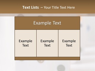 Row Traditional Decoration PowerPoint Template