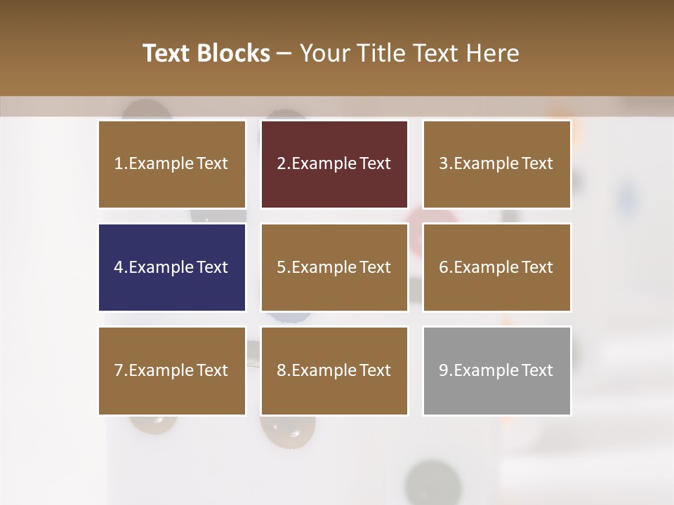 Row Traditional Decoration PowerPoint Template