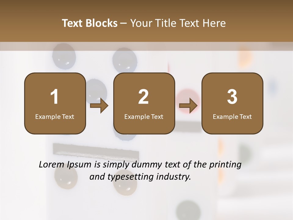 Row Traditional Decoration PowerPoint Template