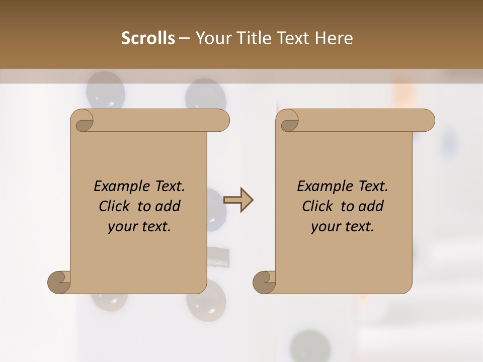 Row Traditional Decoration PowerPoint Template