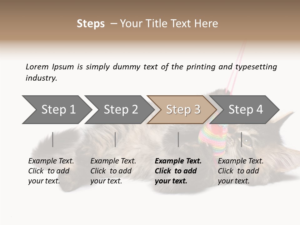 Isolated Mouse Grey PowerPoint Template