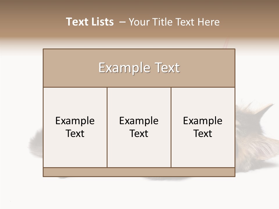 Isolated Mouse Grey PowerPoint Template