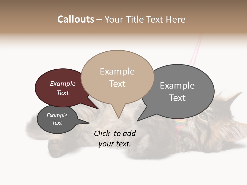 Isolated Mouse Grey PowerPoint Template