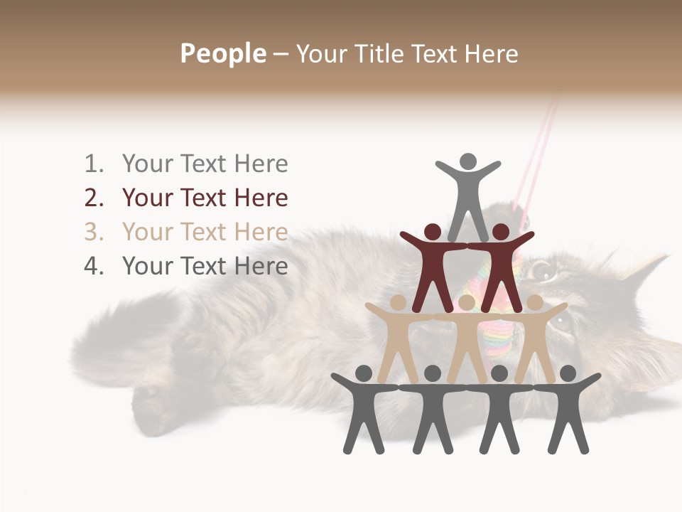 Isolated Mouse Grey PowerPoint Template