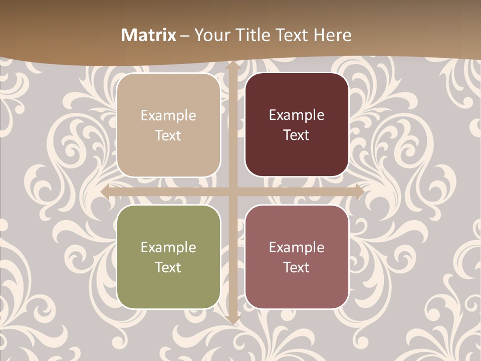 Natural Seamless Abstract PowerPoint Template