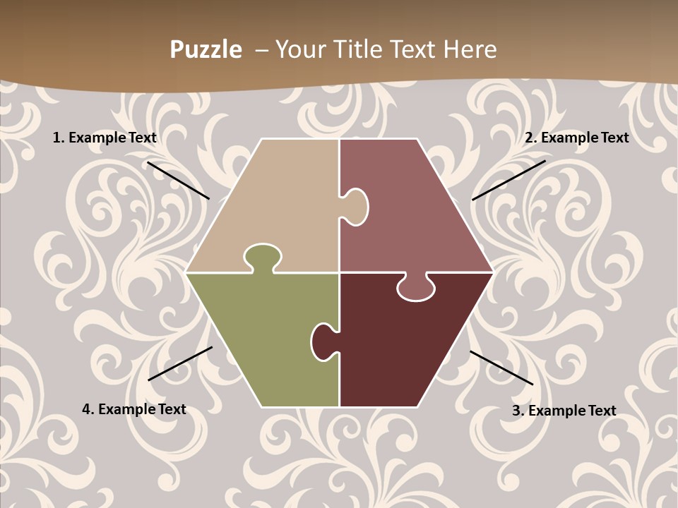 Natural Seamless Abstract PowerPoint Template