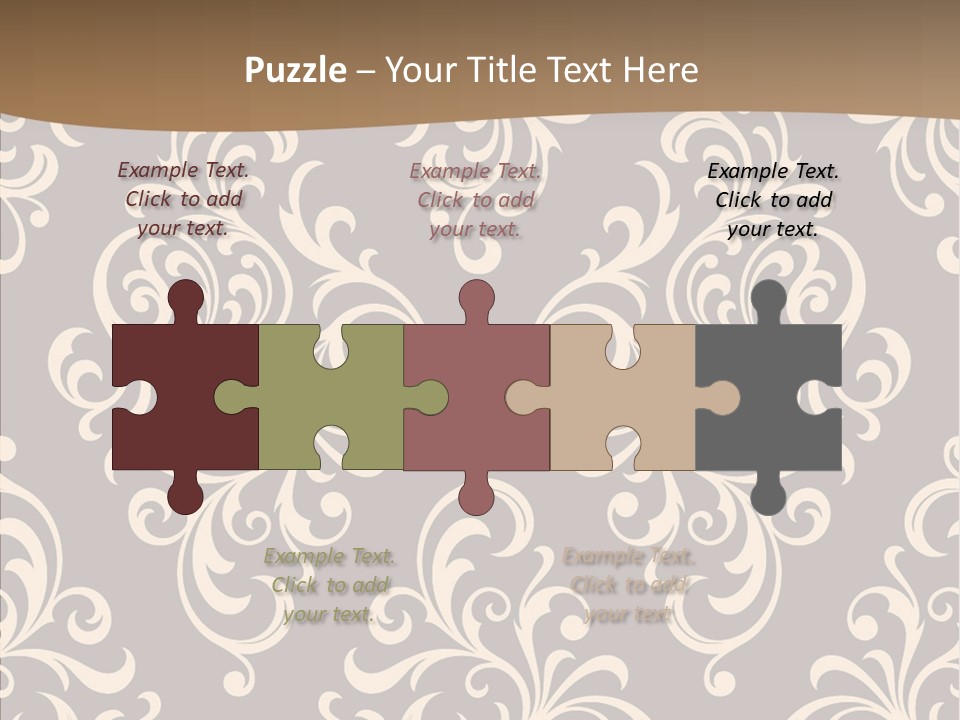 Natural Seamless Abstract PowerPoint Template